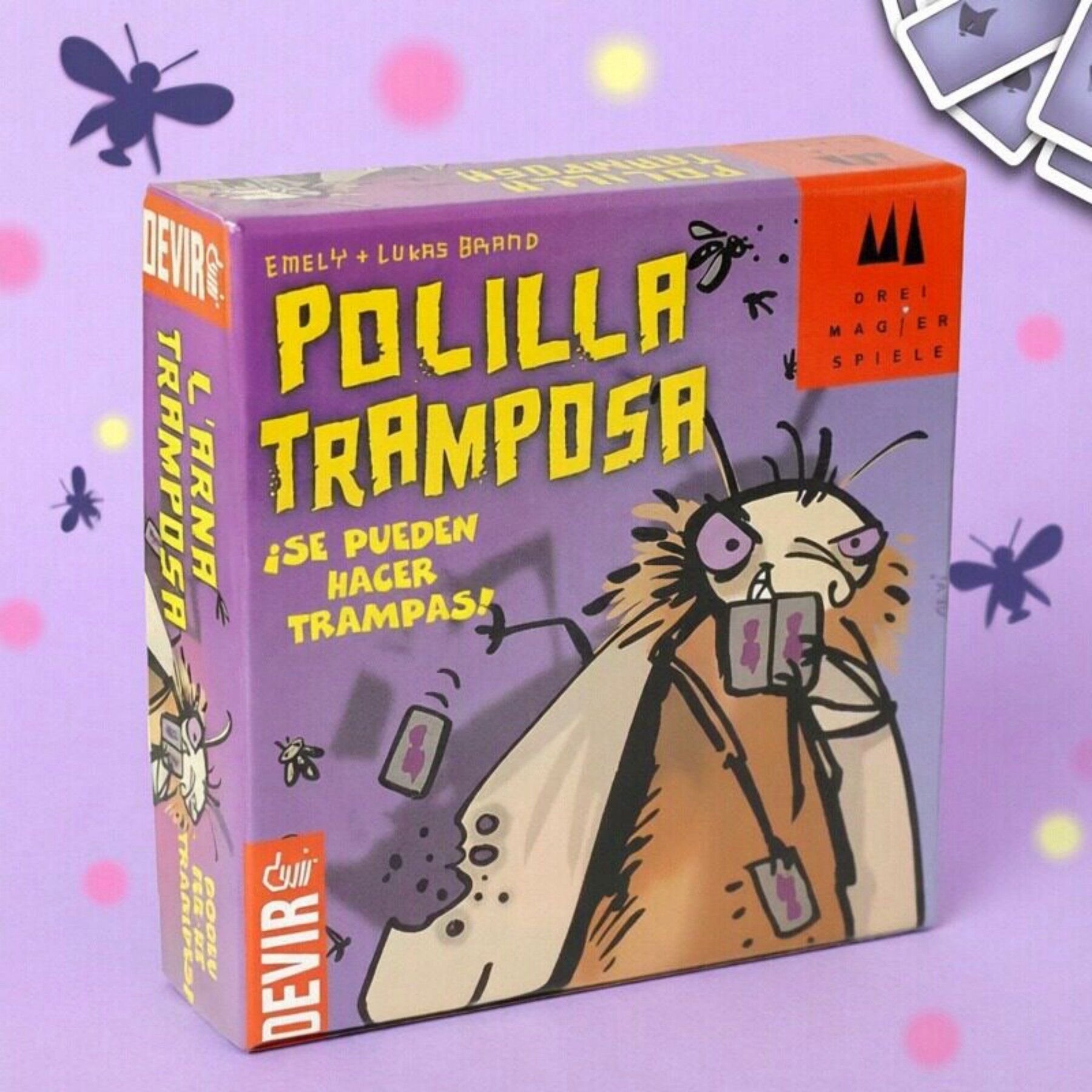Party Games In Spanish - Jogo de Cartas Espanhol Polilla Tramposa