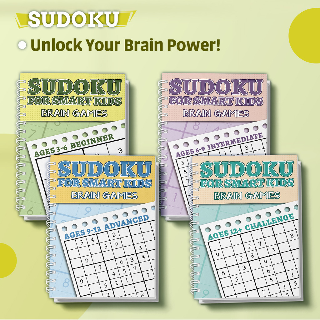 Party Games New Year - Conjunto de Livros de Quebra-Cabeça Sudoku