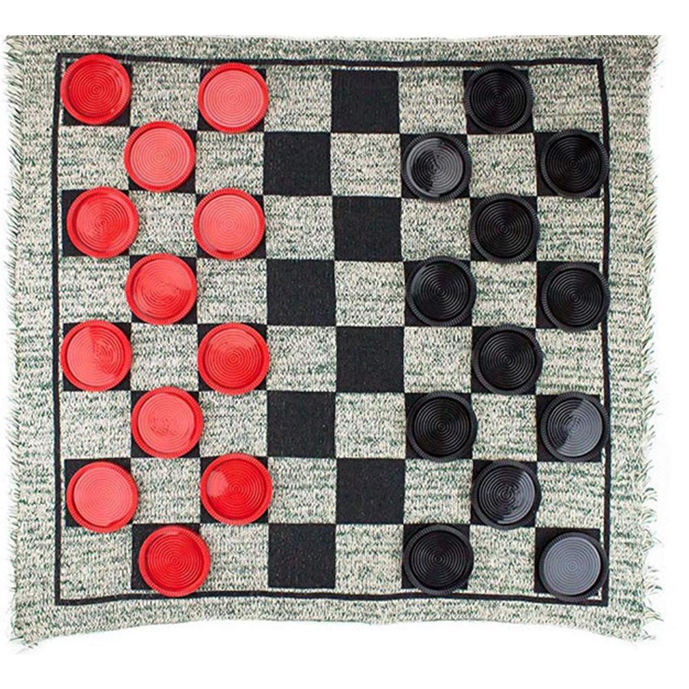 Tic Tac Toe Giant - Conjunto de damas gigantes 3 em