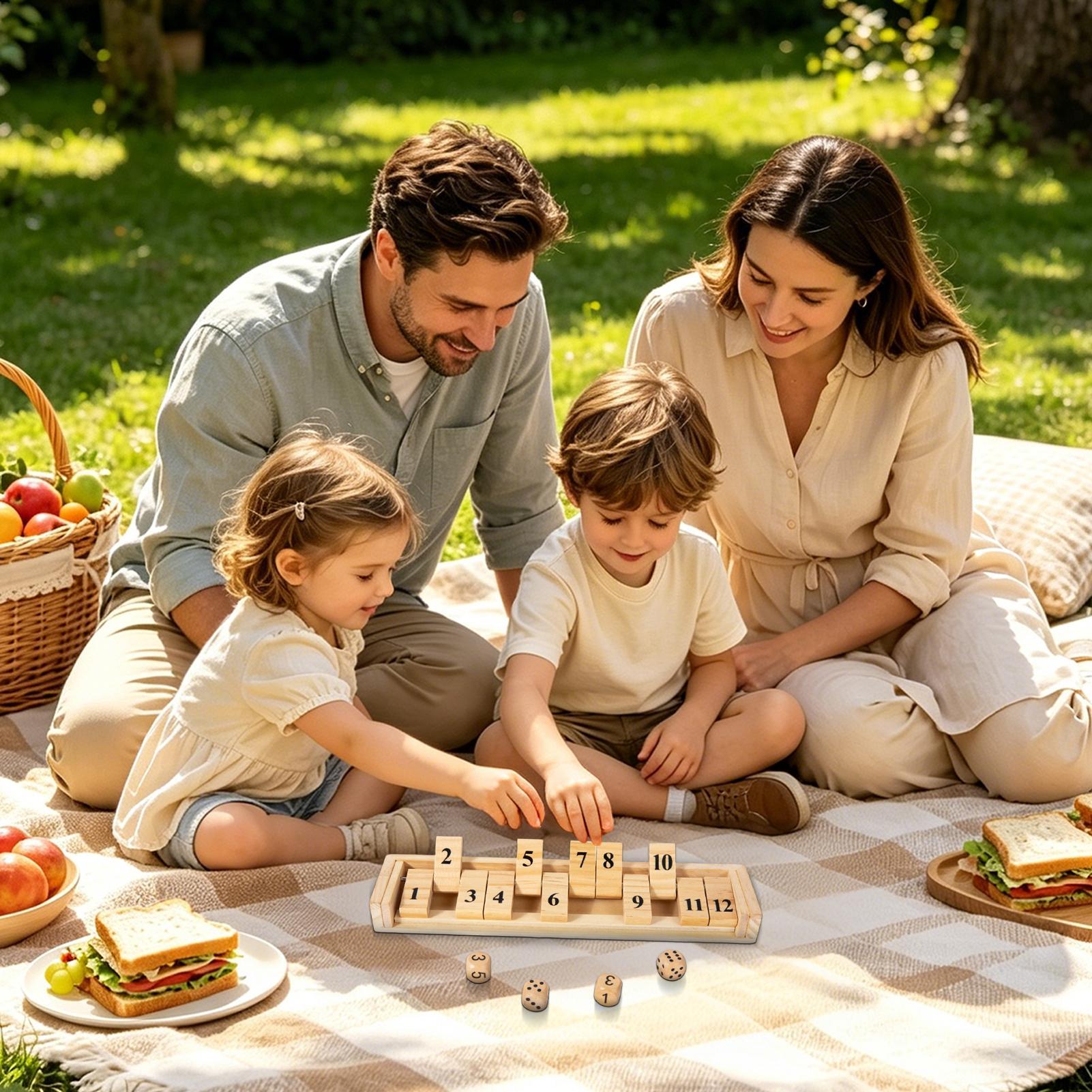 Jogo Shut The Box, Jogo de Tab - Party Games Usa avaliação e preço