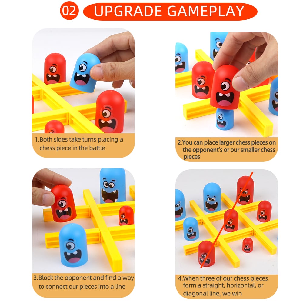 Jogos de tabuleiro de mesa eng - Tic Tac Toe Giant avaliação e preço