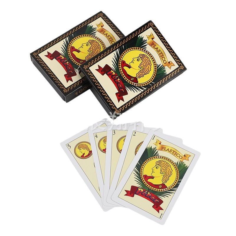 Cartas de jogo de plástico à p - Party Games In Spanish avaliação e preço