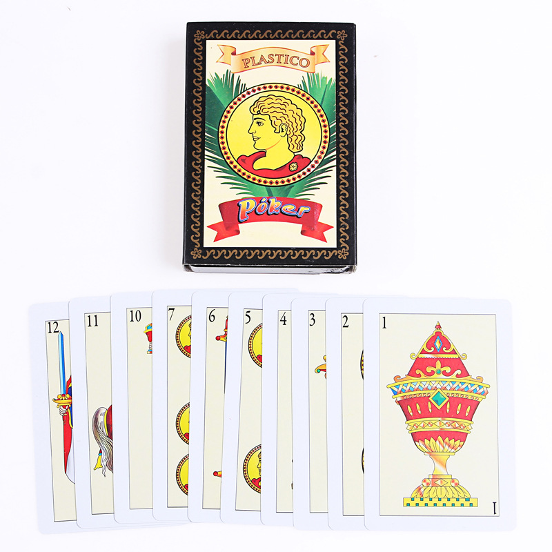 Cartas de jogo de plástico à p - Party Games In Spanish avaliação e preço