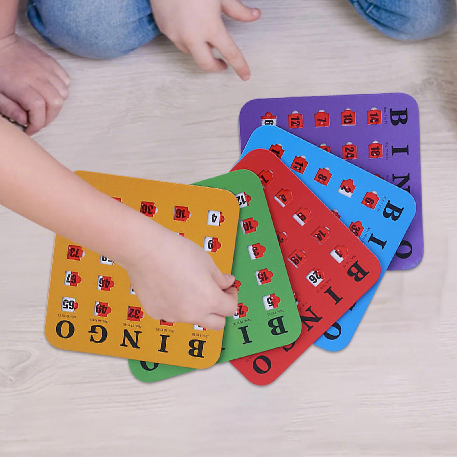 5 cartas de jogo de bingo desl - Party Games Board Game avaliação e preço