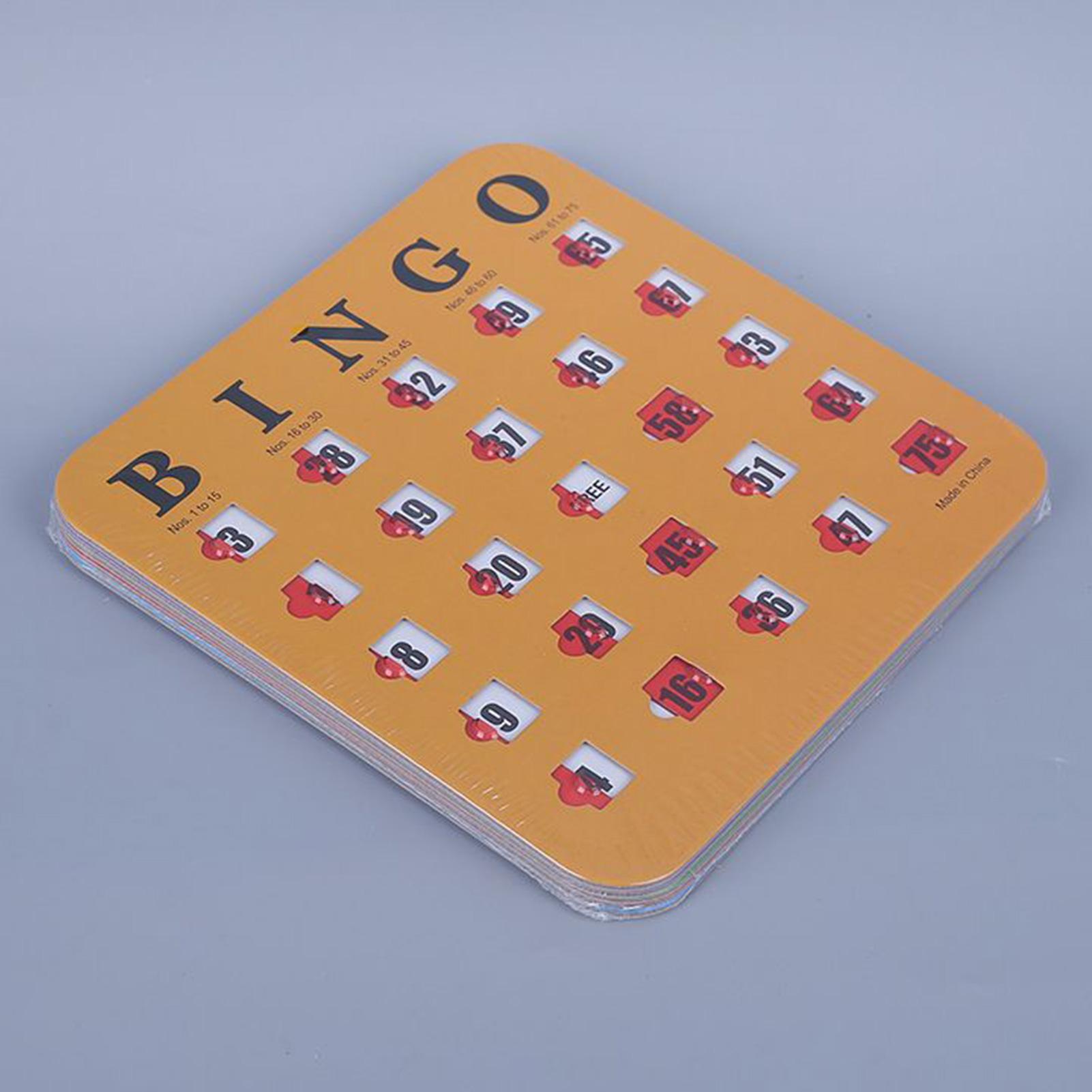 5 cartas de jogo de bingo desl - Party Games Board Game avaliação e preço