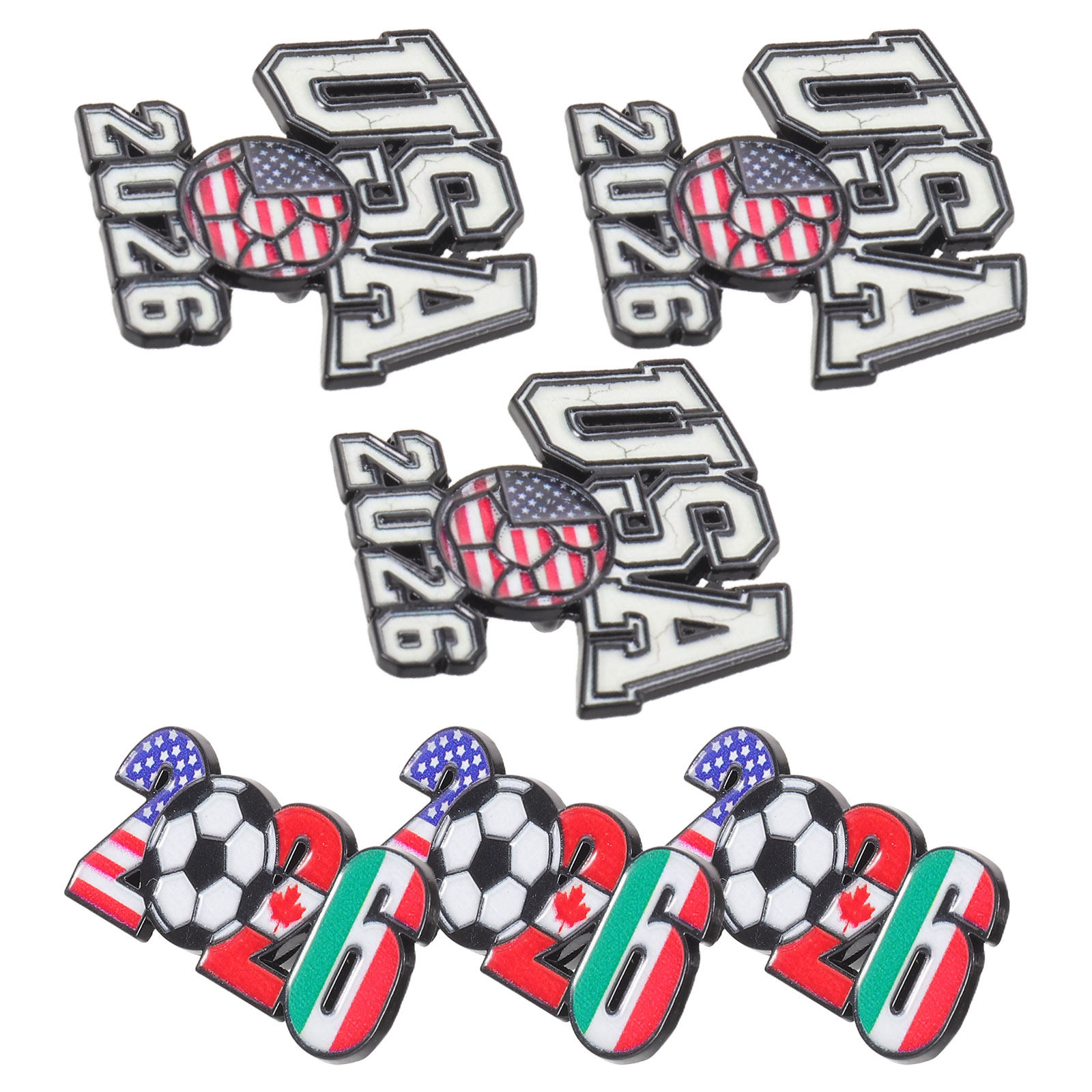 Conjunto de 6 Broches de Futeb - Party Games Usa avaliação e preço