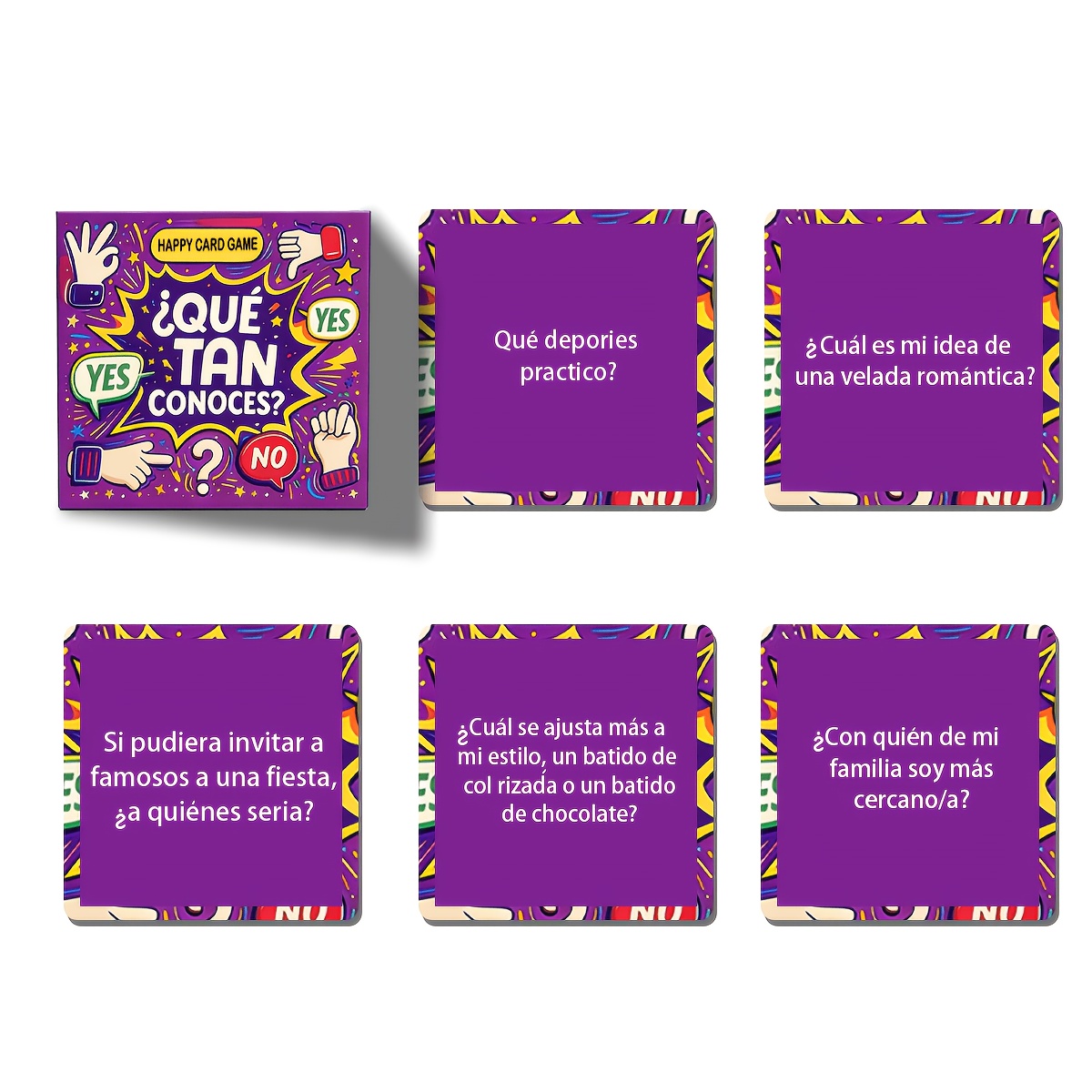 Mini Jogo de Cartas de Pergunt - Party Games In Spanish avaliação e preço