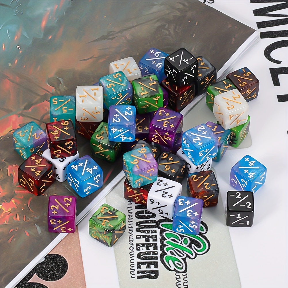 Conjunto de 24 Dados Mágicos p - Party Games Board Game avaliação e preço