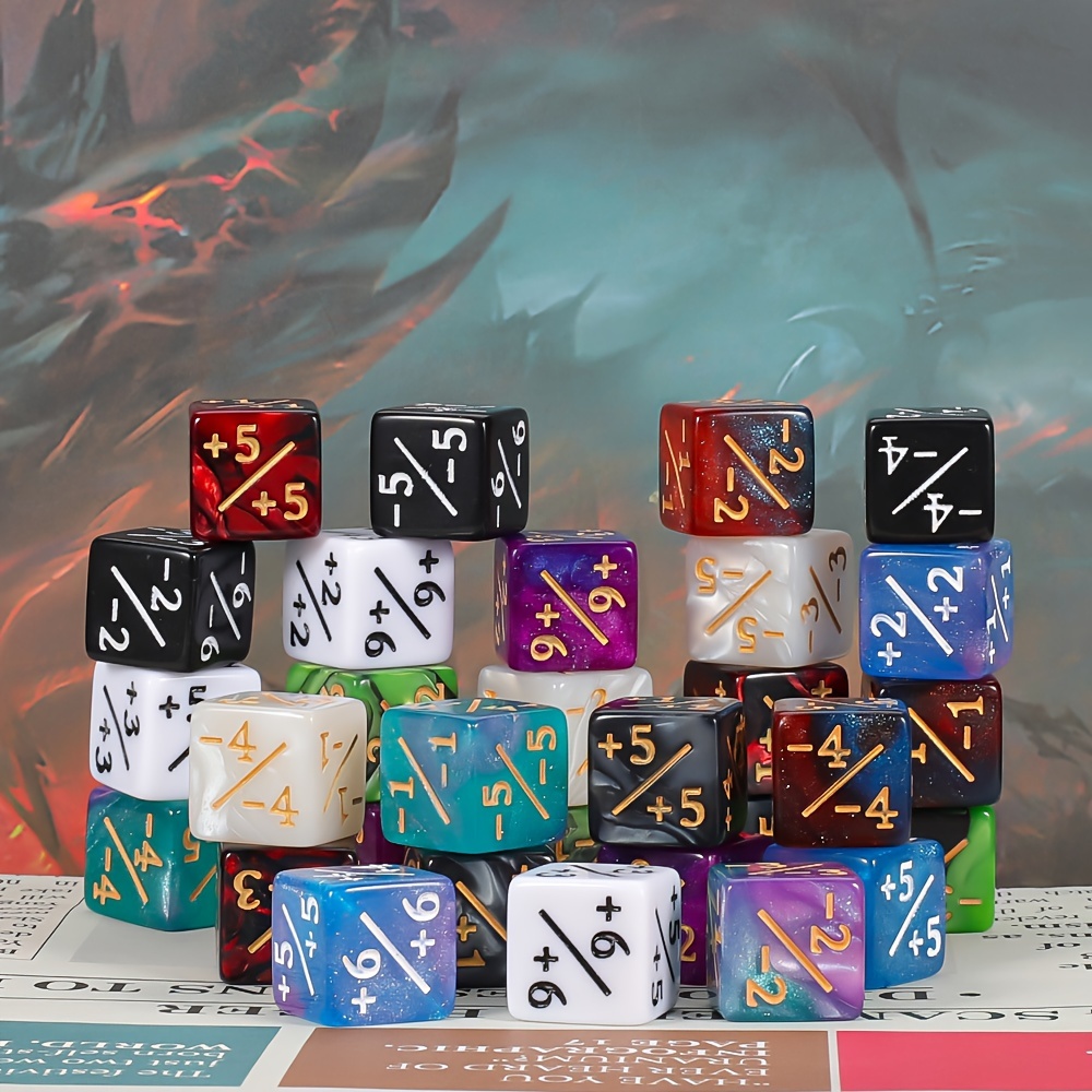 Conjunto de 24 Dados Mágicos p - Party Games Board Game avaliação e preço
