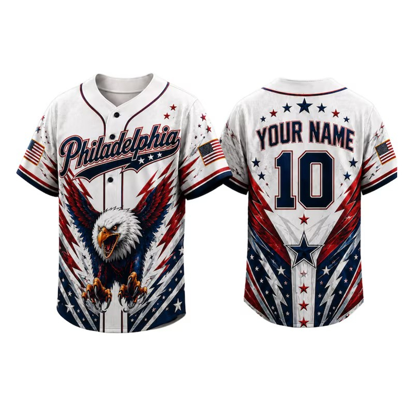 Camisa de Beisebol Retrô Perso - Party Games Usa avaliação e preço