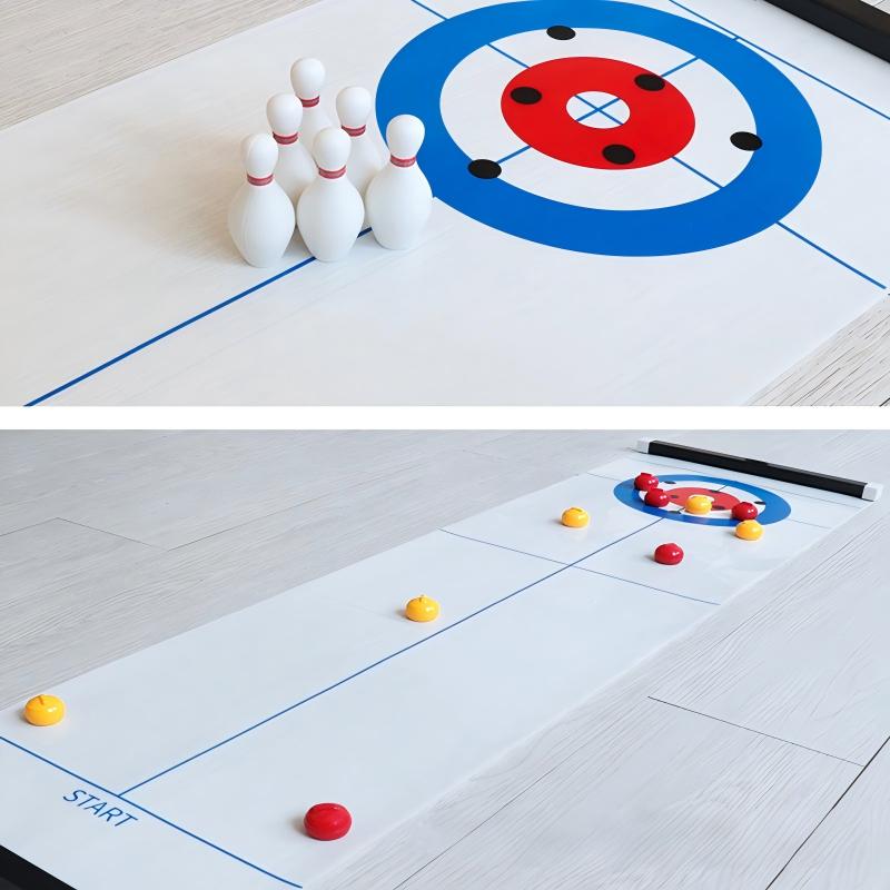 Novo Jogo de Mesa Mini Curling - Party Games New Year avaliação e preço