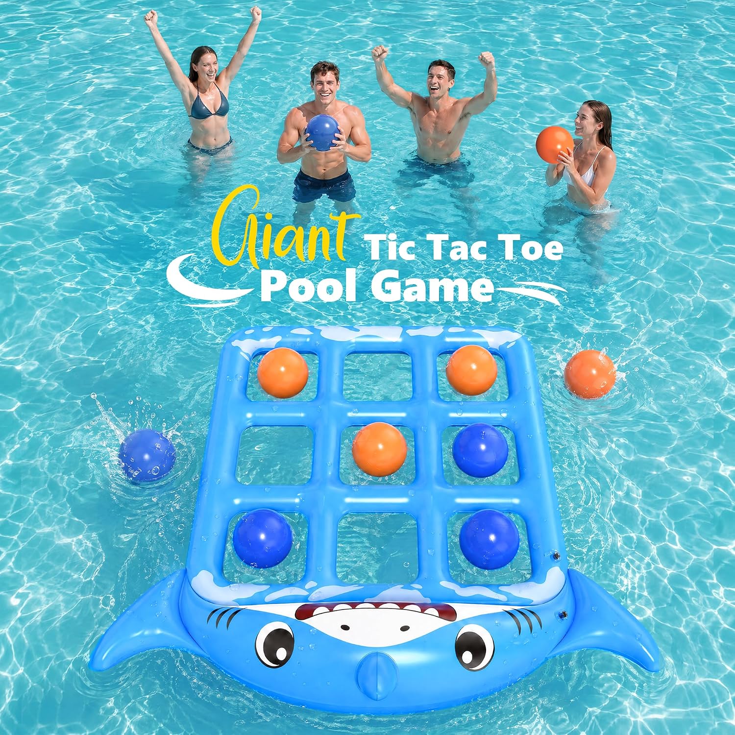 Jogo de Xadrez Inflável Gigant - Tic Tac Toe Giant avaliação e preço
