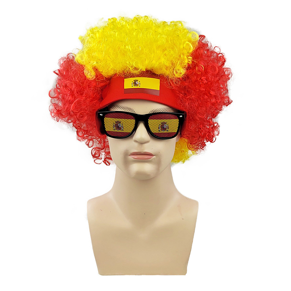 Conjunto de Peruca Afro com Ba - Party Games Usa avaliação e preço