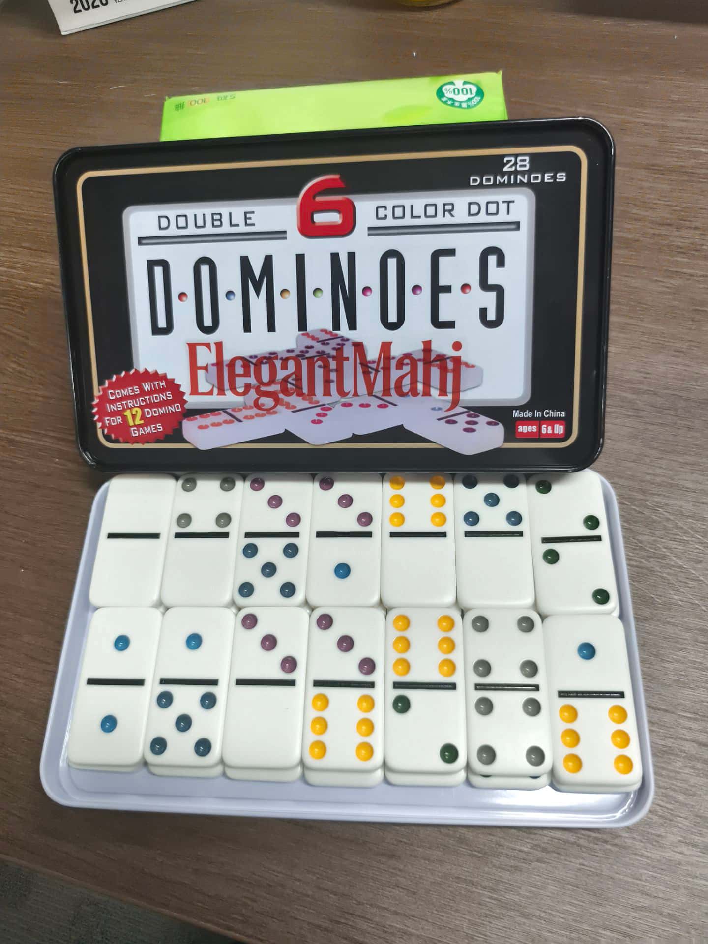 Conjunto de Dominó Elegante Ma - Party Games Board Game avaliação e preço